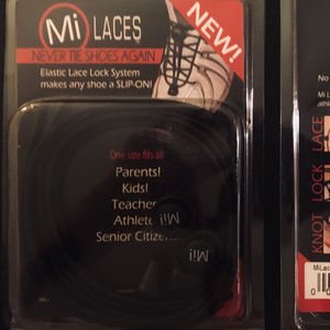 Solid Black Elastic Shoe Laces